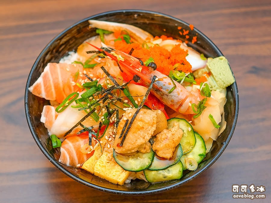 阿義漁舖甜蝦海膽生魚丼