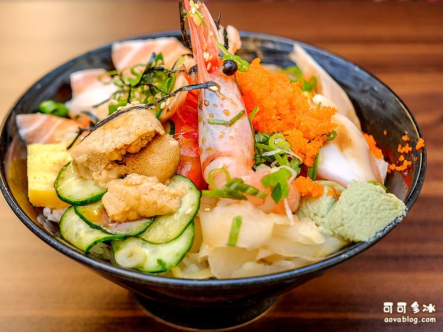 阿義漁舖甜蝦海膽生魚丼