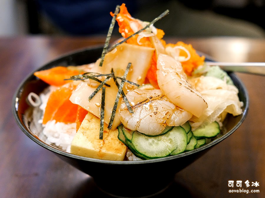 阿義漁舖干貝生魚丼