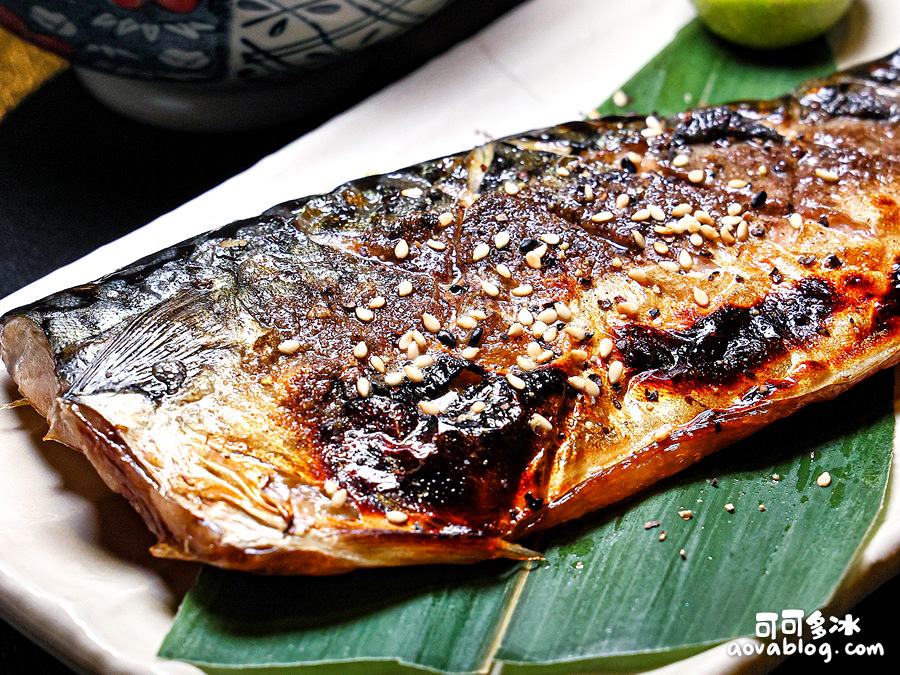 板橋八八食堂鹽烤鯖魚定食