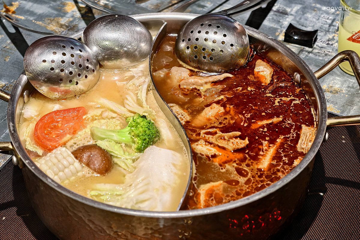 台北火鍋推薦【老撈麻辣鍋】商業午餐超划算一人440元湯頭食材優,黃仁勳愛店 - 第9張圖